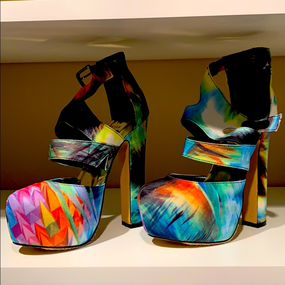 Madison Frida MultiColor heels by Shoedazzle